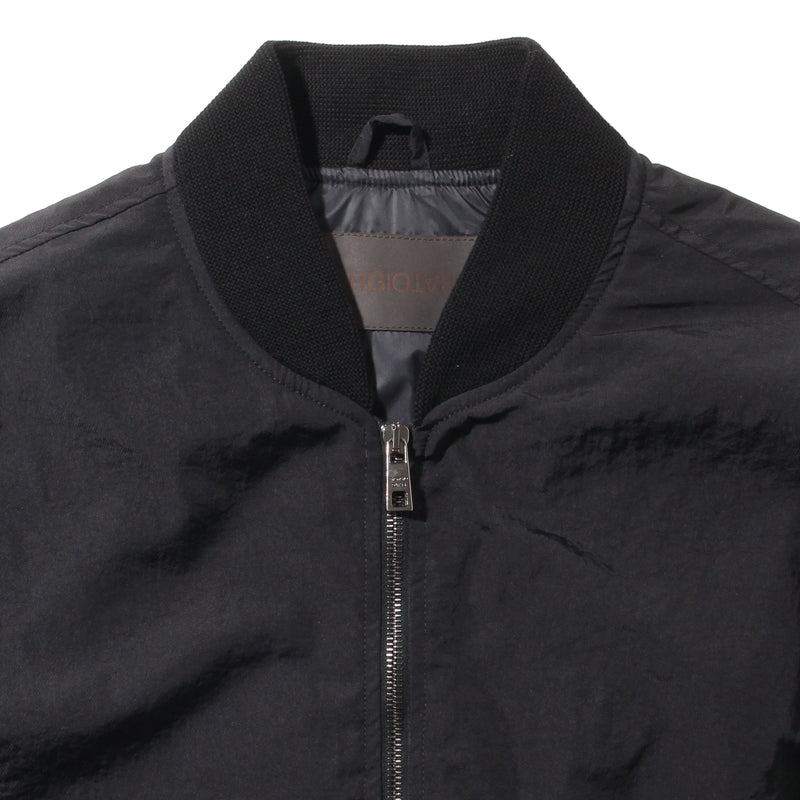 干場別注 ボンバージャケット NERO – MINIMAL WARDROBE