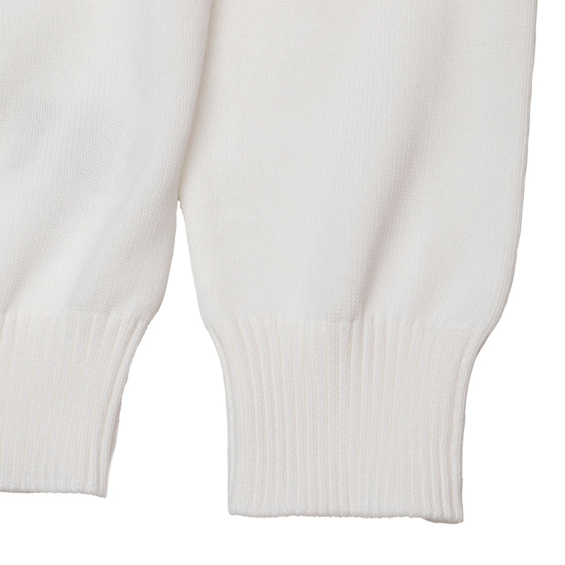 8G ソフトコットン リブ クルーネック L/SLV ホワイト – MINIMAL WARDROBE