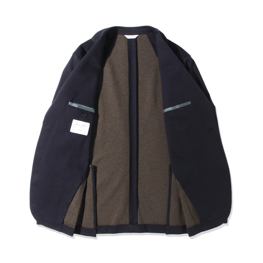 コットンダブルジャージー3Bシングルジャケット