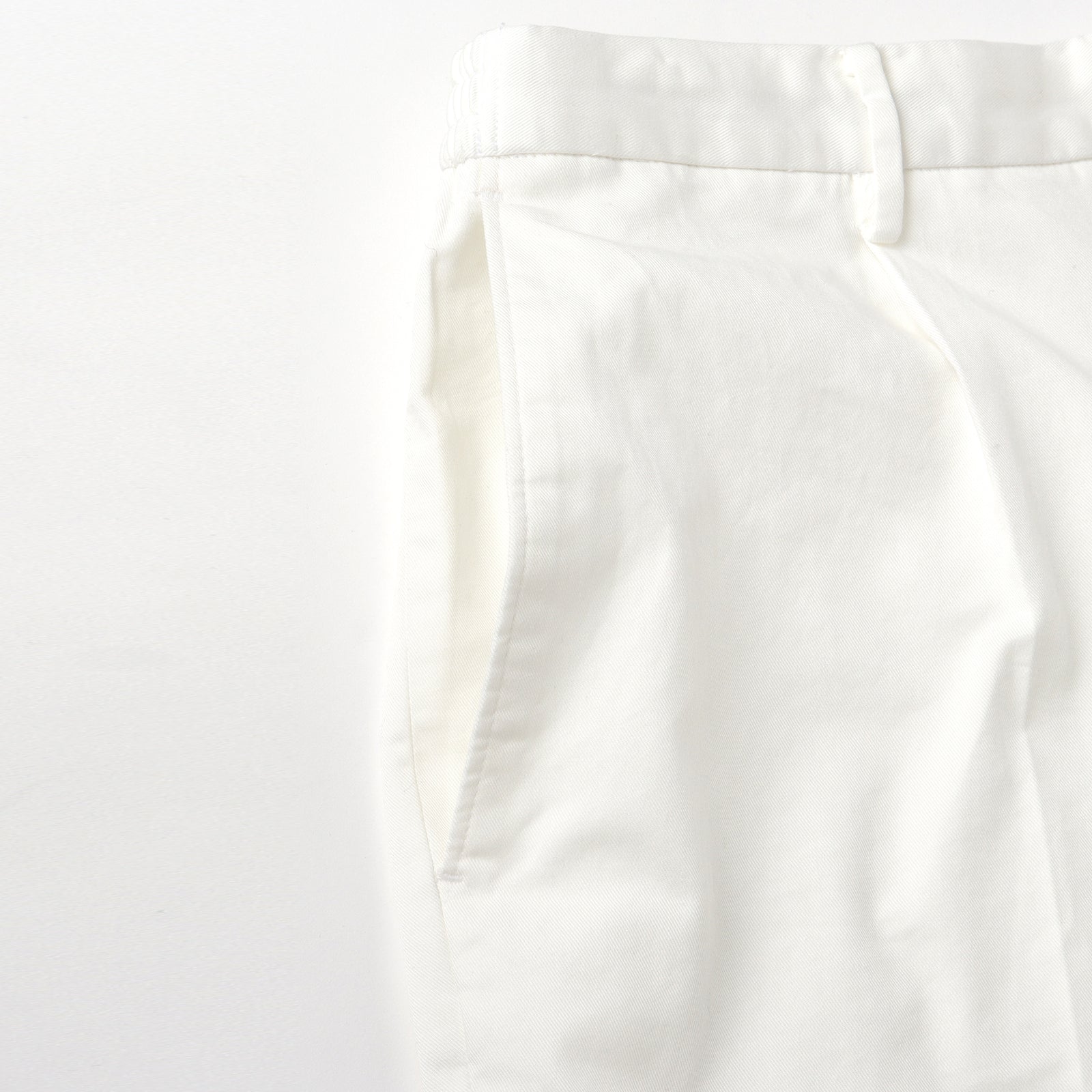 干場義雅×DRESSTERIOR】コットンハーフパンツ ホワイト – MINIMAL WARDROBE