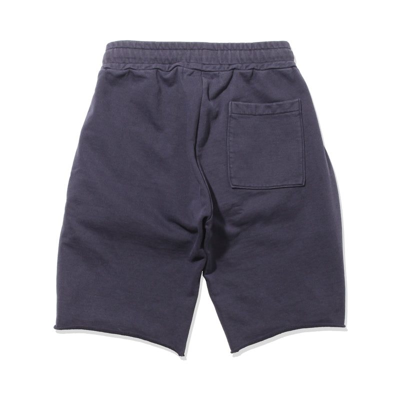 【MMW限定】干場別注LW加工裏毛ショーツ ネイビー