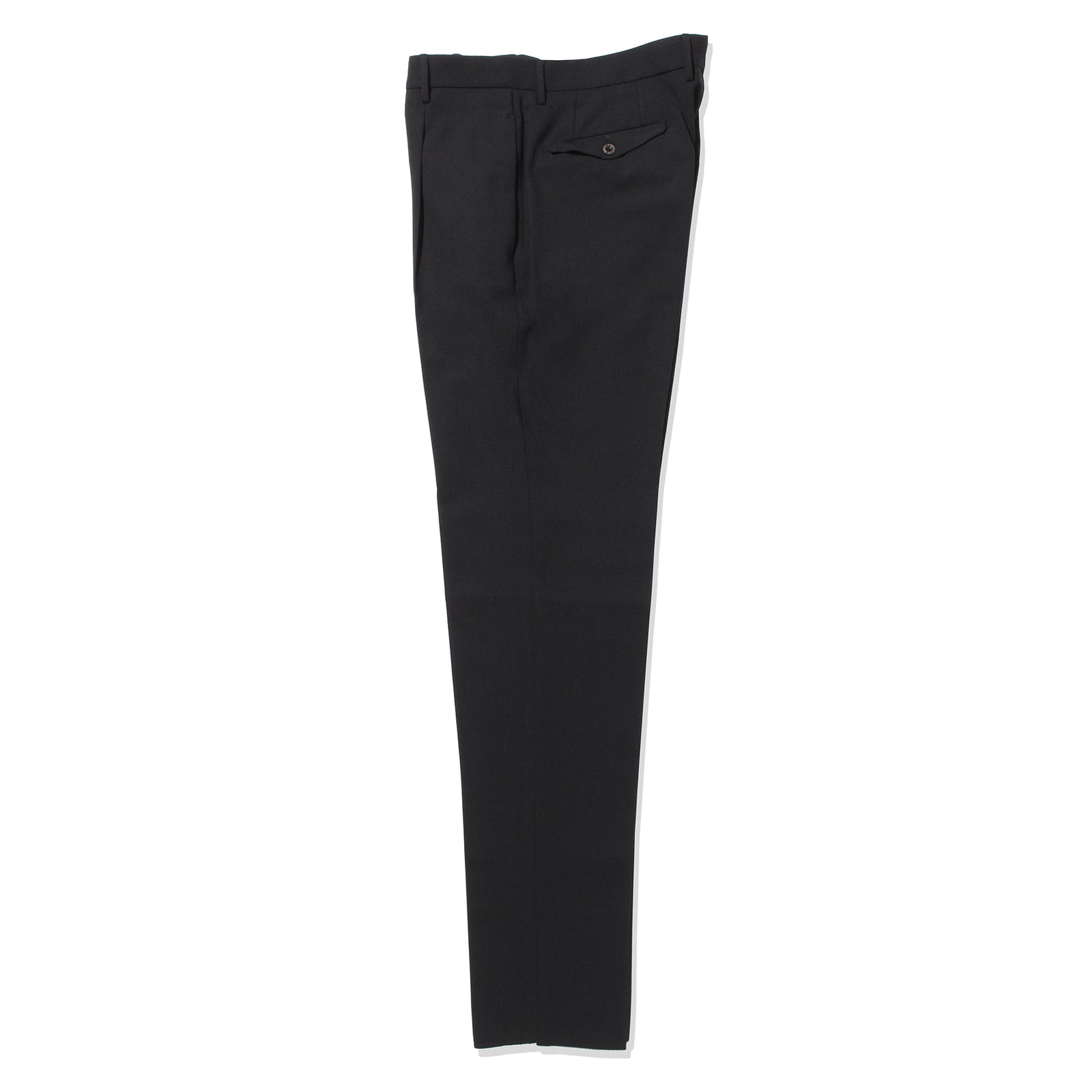 Santaniello サンタニエッロ ARECHI アレキ ウールストレッチ 1プリーツ テーパード パンツ SAN-SP10 ブラック 48 ARECHI ウールストレッチ 1プリーツテーパードパンツ ブラック