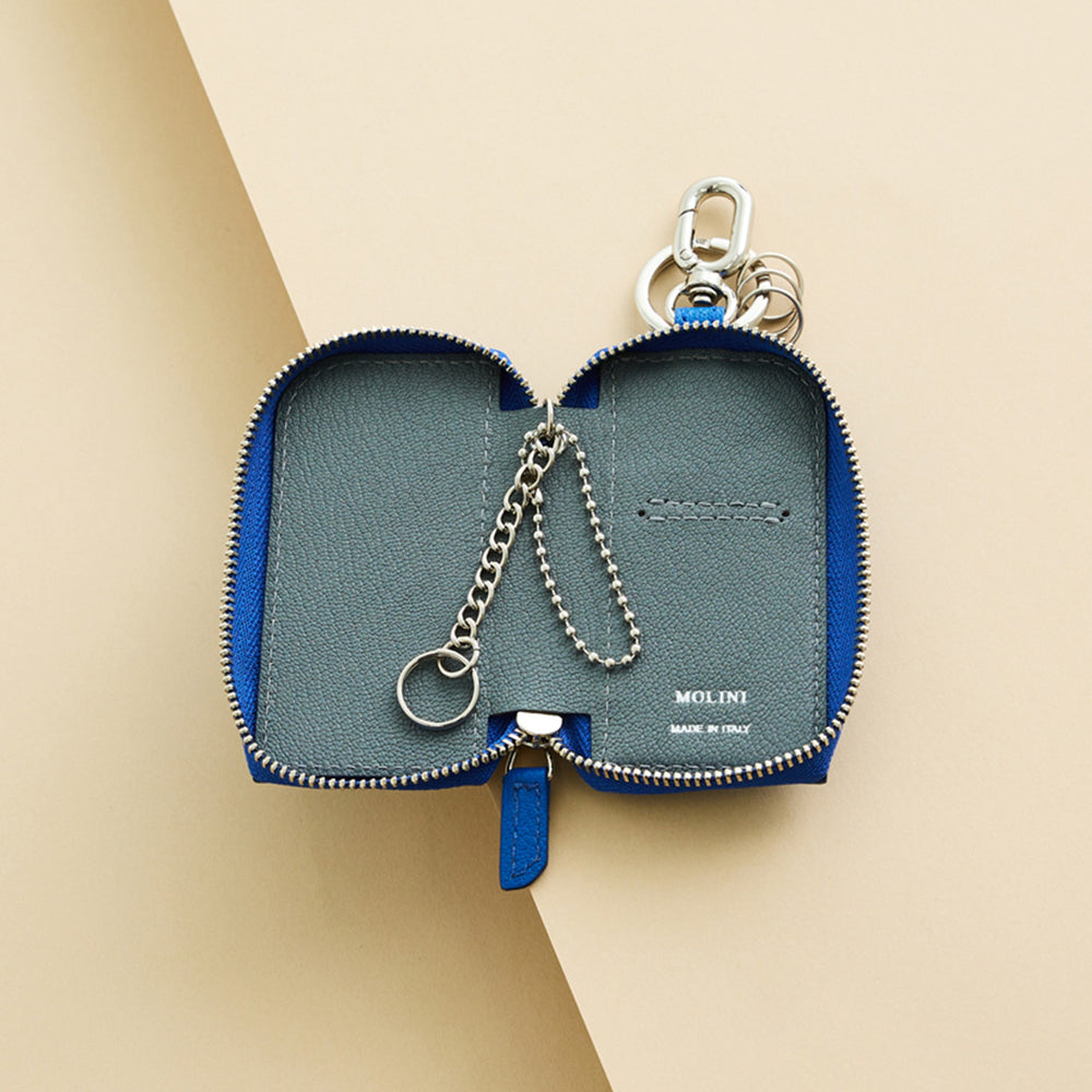 Key Case キーケース 111 ブルー＆グレー – MINIMAL WARDROBE