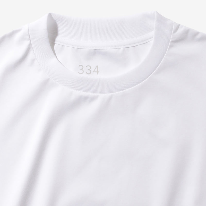 シルケット テーラリングTシャツ（レギュラーFIT）334_WW スノーホワイト