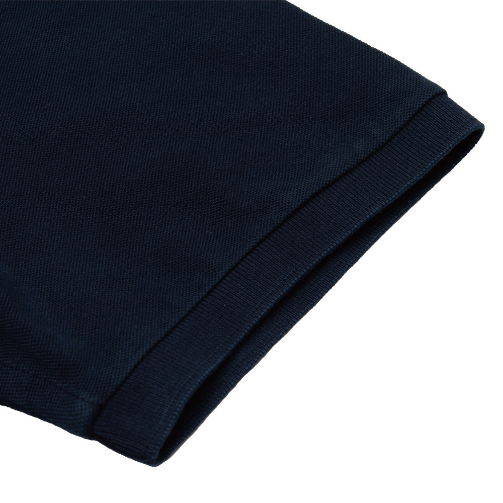 鹿の子 製品染め ポロシャツ S/SLV ネイビー – MINIMAL WARDROBE