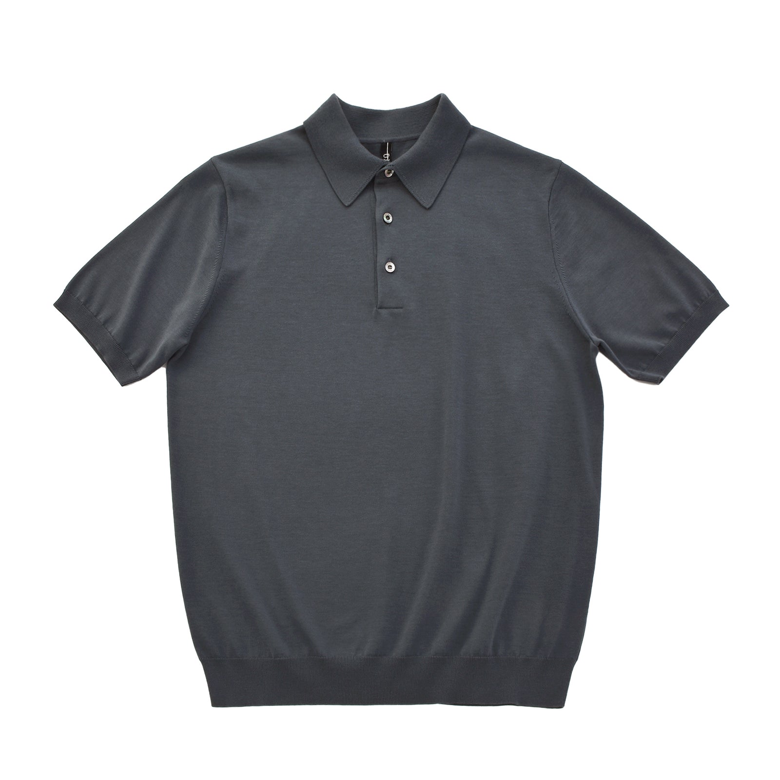 terroir ニットポロ ストーングレー – MINIMAL WARDROBE
