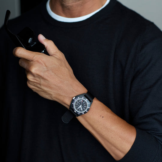 【予約販売】MARATHON パイロットウォッチ CERASHELL NAVIGATOR DATE ベルト付「MINIMAL WARDROBE限定セット」