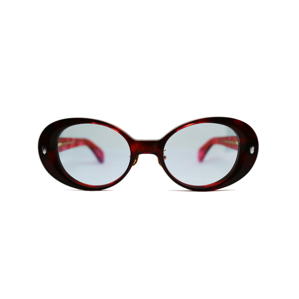 GEFFEN サングラス RED CLEAR DEMI / LIGHT BLUE LENS