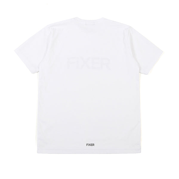 FTS-10 リバースプリントTシャツ ホワイト