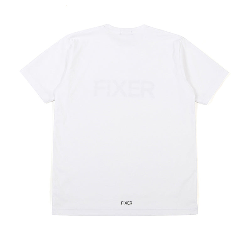 FTS-10 リバースプリントTシャツ ホワイト