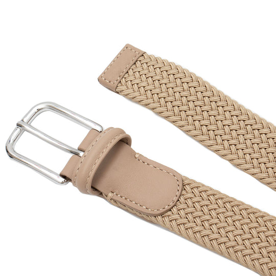 【干場自腹買い】ゴムメッシュベルト ベージュ