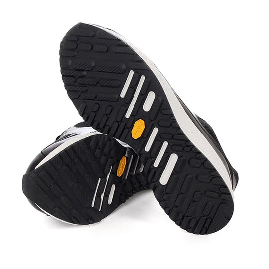 WHA-0001 レザースニーカー BLACK×WHITE