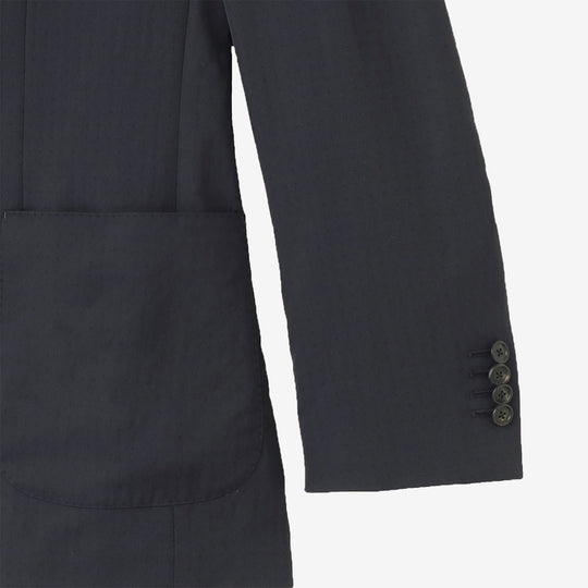 K-3B EXECUTIVE 009_AR エアリー テーラードシングルジャケット ミッドナイトネイビー