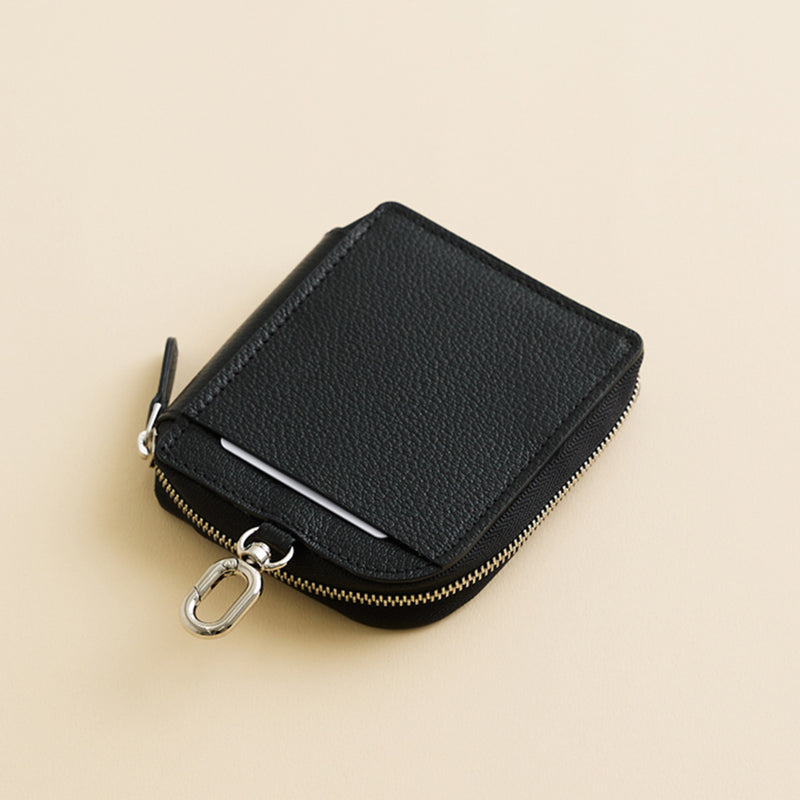 Key Case W Wキーケース 110 ブラック＆グレー – MINIMAL WARDROBE