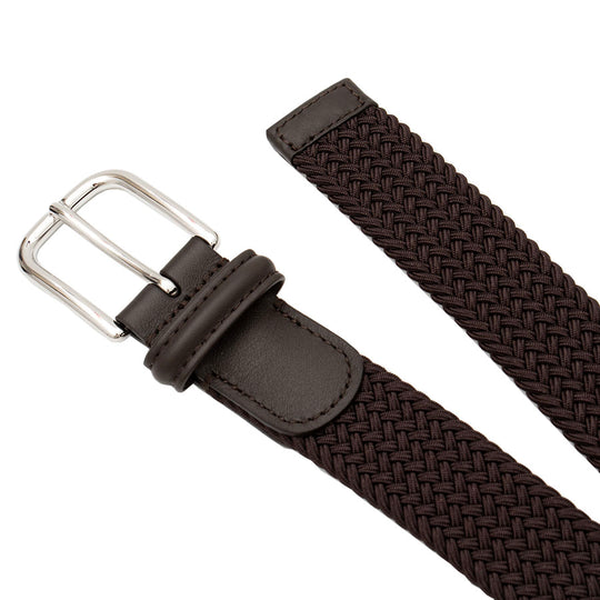 【干場自腹買い】ゴムメッシュベルト ブラウン