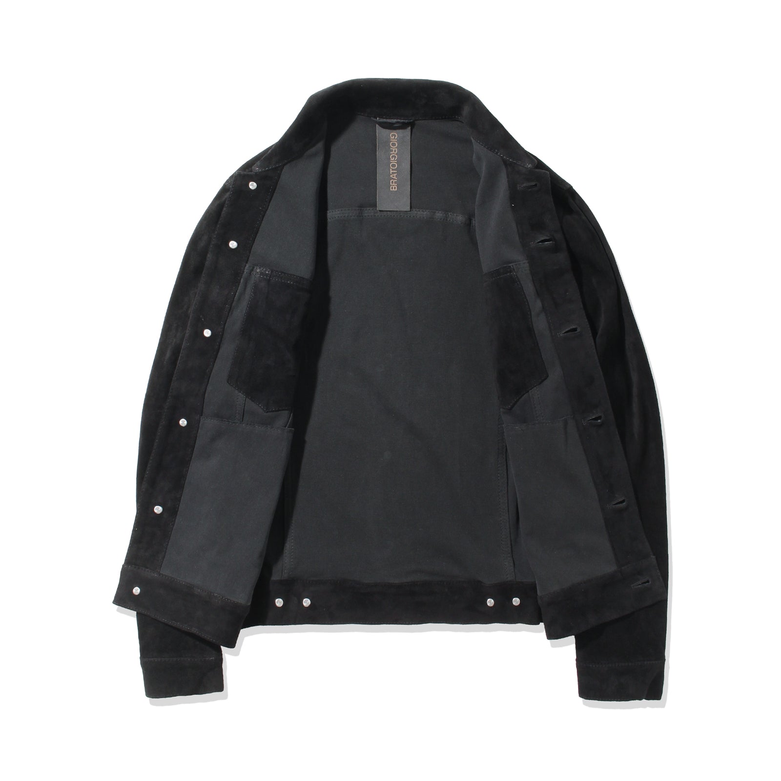 干場別注 トラッカーストレッチジャケット NERO – MINIMAL WARDROBE