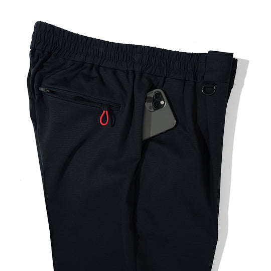Air-Dense Cotton Jersey スマートラウンジテーパードパンツ　コンフォートフィット コスモネイビー