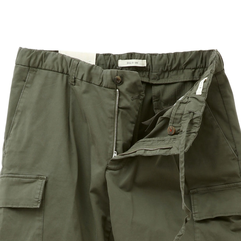 NEWPORT コットンストレッチ スリムカーゴ ショーツ カーキ – MINIMAL