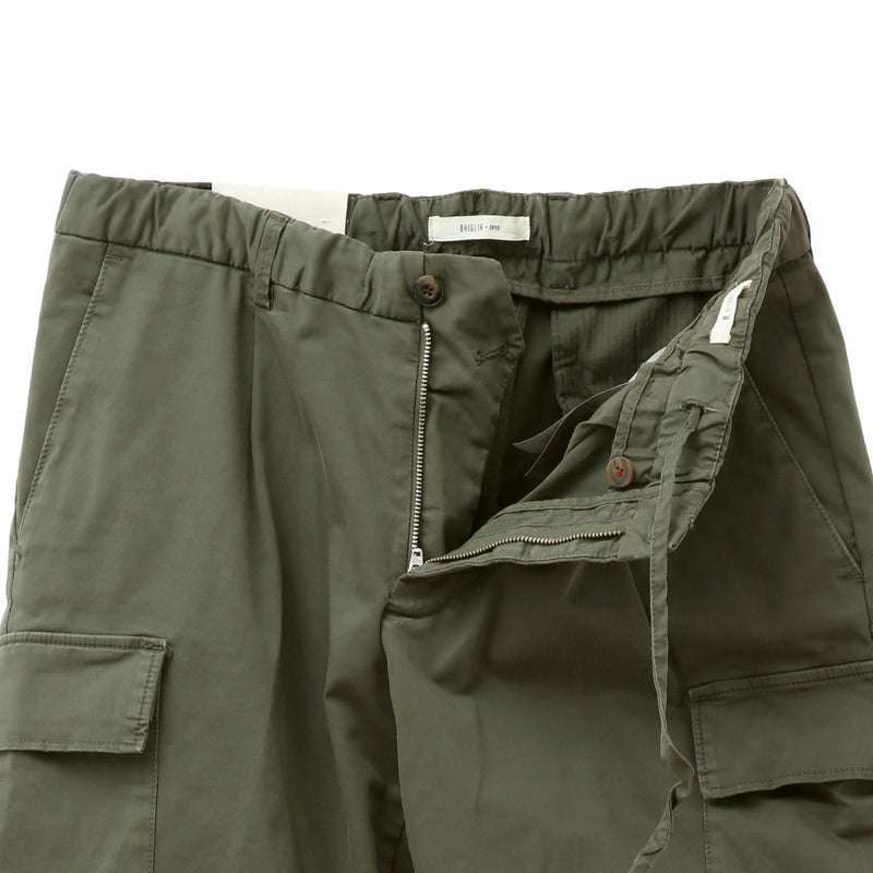 NEWPORT コットンストレッチ スリムカーゴ ショーツ カーキ – MINIMAL