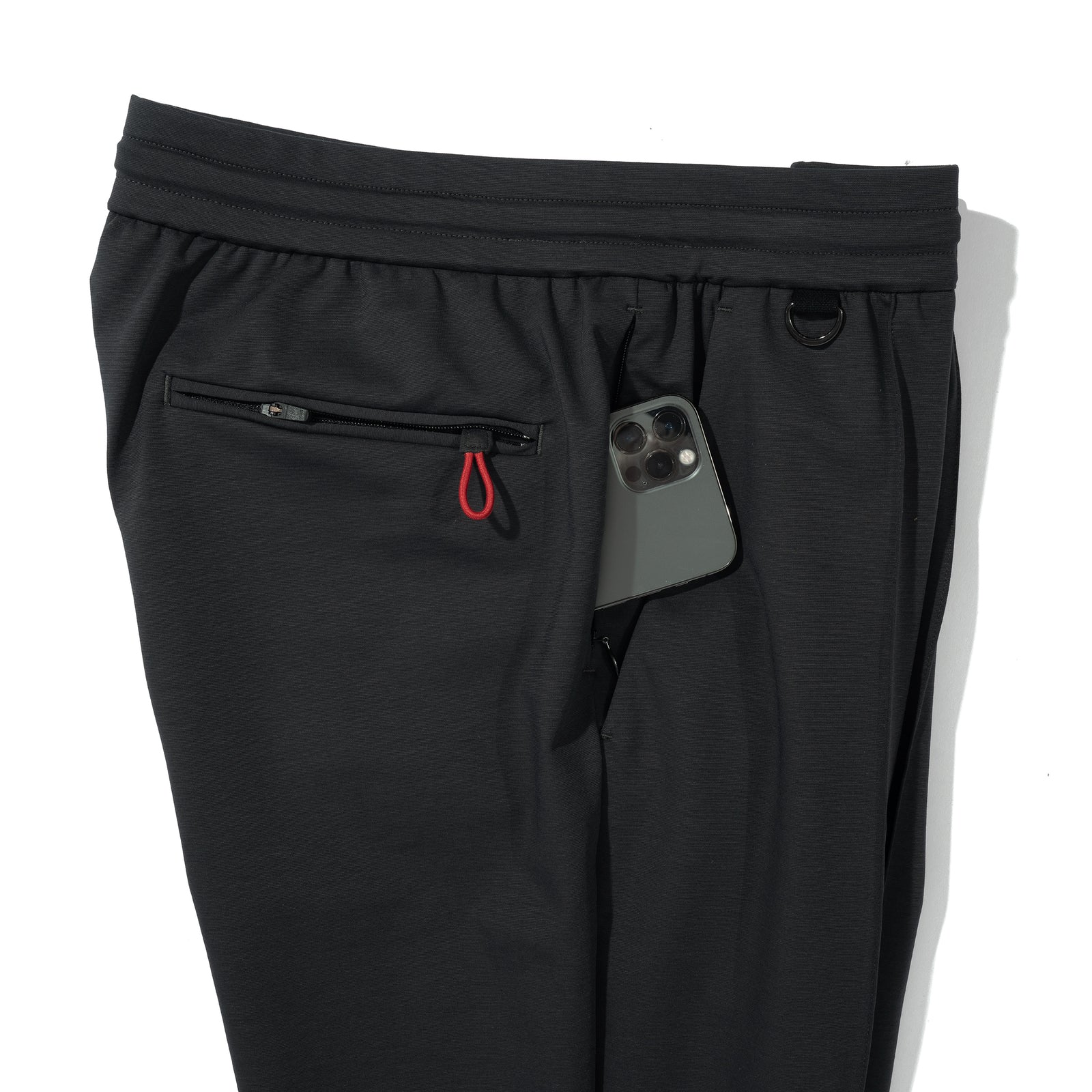 Duplex Cotton Jersey スリムトラベルジョガー グラファイトグレー