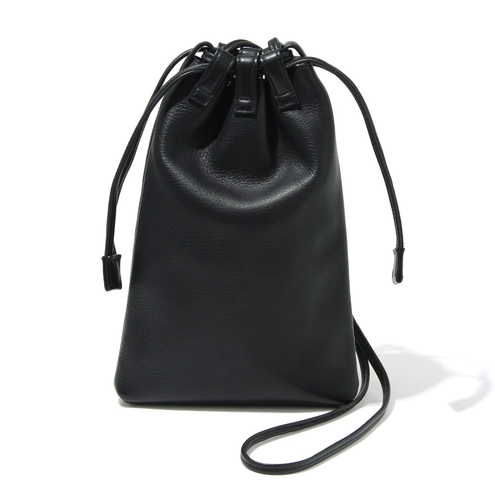 Coulisse 巾着袋 サドルレザー ブラック – MINIMAL WARDROBE