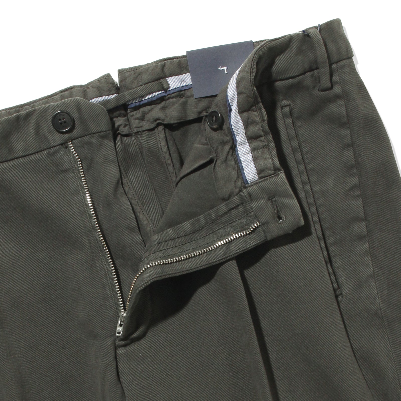 テーパードフィット1プリーツパンツ カーキ – MINIMAL WARDROBE