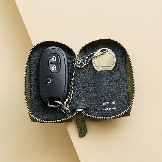 Key Case キーケース 111 オリーブ＆グレー