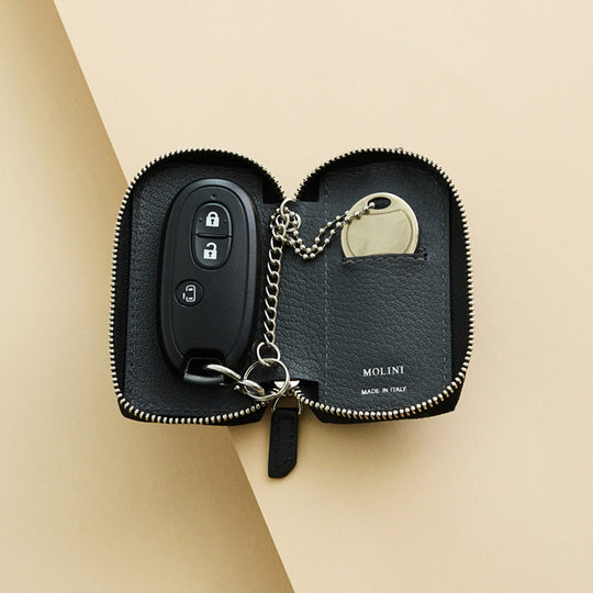 Key Case キーケース 111 ブラック＆グレー
