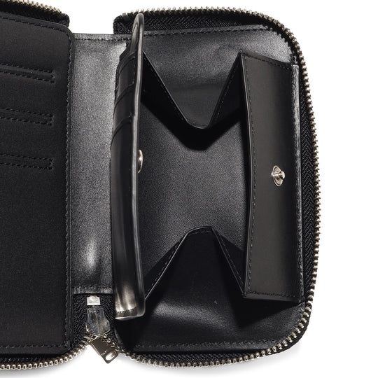 クロコダイル ミッドジップウォレット ブラック