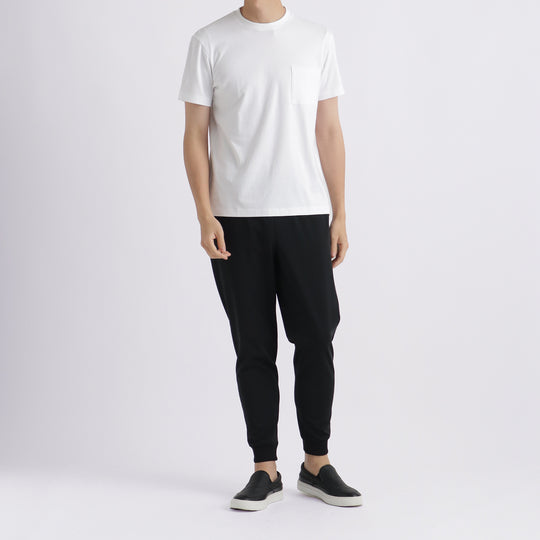 【リニューアルモデル】SUVIN PLATINUMテーラードポケットTシャツ ホワイト