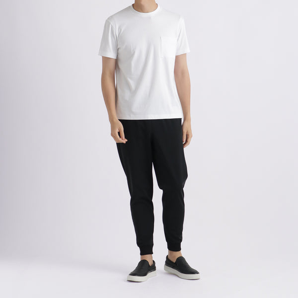 【リニューアルモデル】SUVIN PLATINUMテーラードポケットTシャツ ホワイト