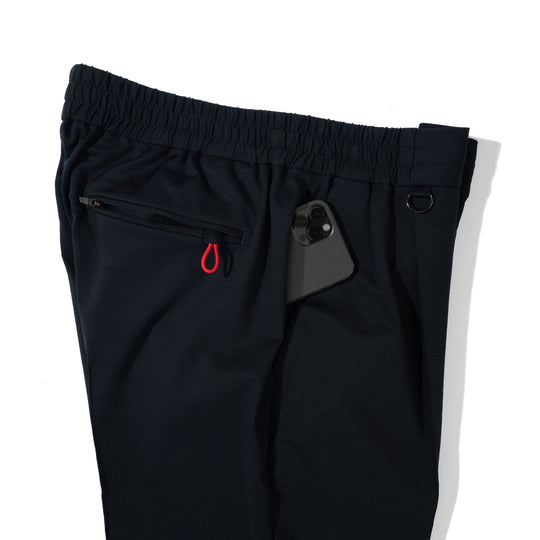 Duplex Cotton  Jersey トラベル スマートラウンジテーパードパンツ コンフォートフィット コスモネイビー