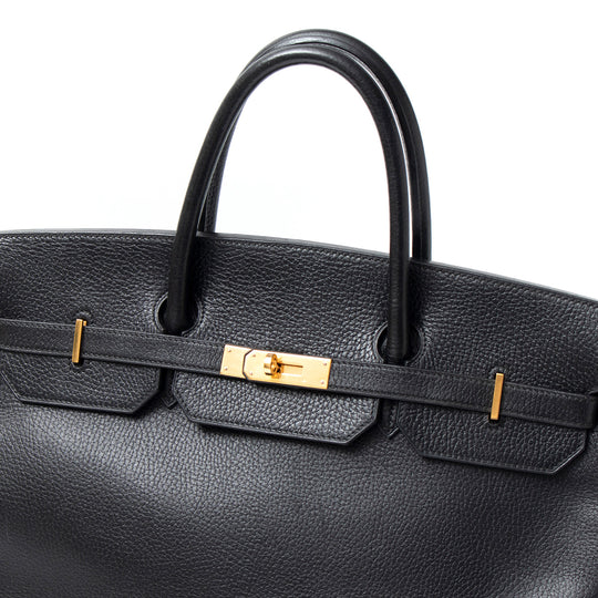 【銀行振込専用商品】Hermes バーキン アルデンヌ ブラック×ゴールド