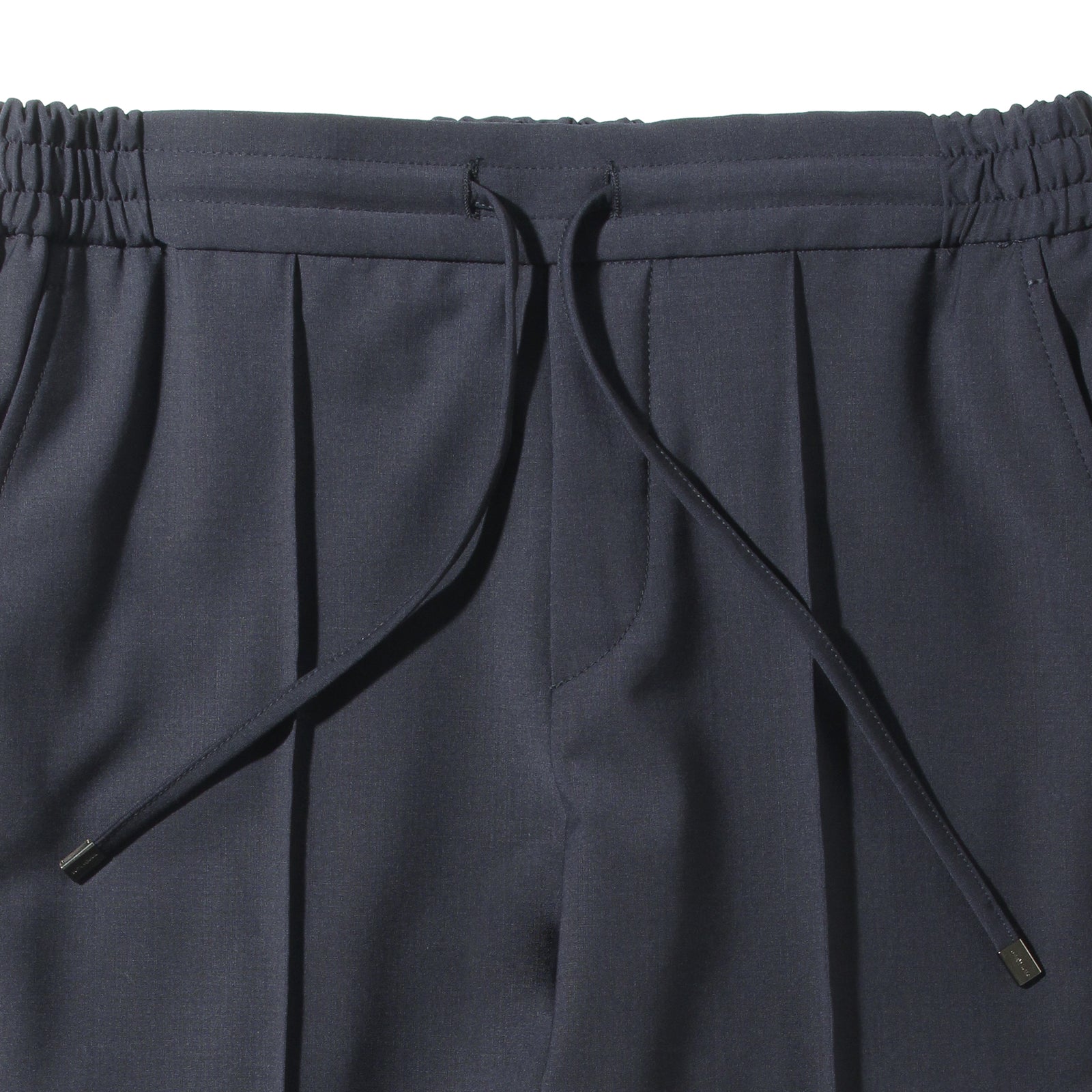 干場別注モデル新素材】H DUE 永久クリース ストレッチウールパンツ