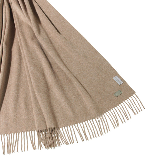 【干場別注カラー】100%シルクストール キャメル TESSITURA DI NOVARA製(Ermenegildo Zegnaグループ)