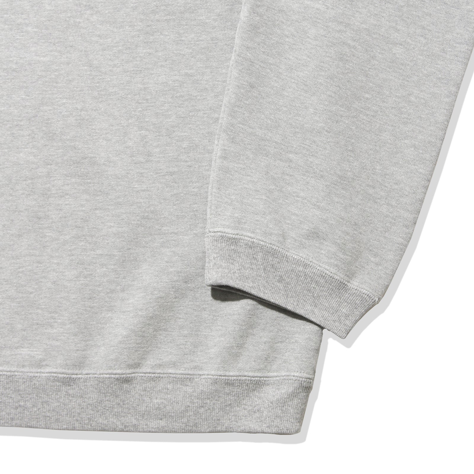 干場別注】SP加工裏毛クルー ヘザーグレー – MINIMAL WARDROBE