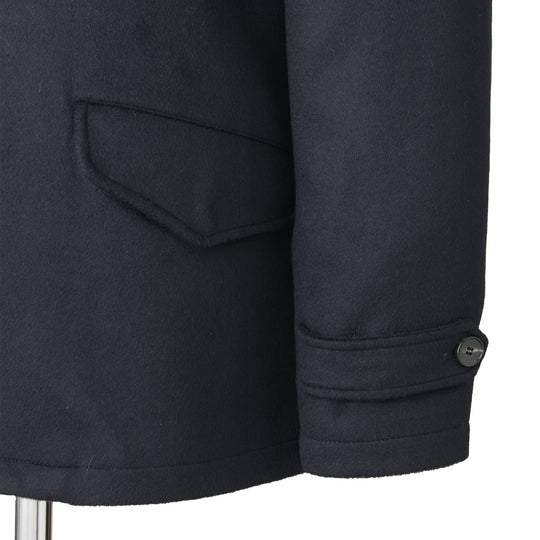 カシミヤM-65フィールドジャケット ネイビー