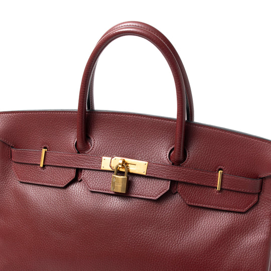 【銀行振込専用商品】Hermes バーキン アルデンヌ ボルドー