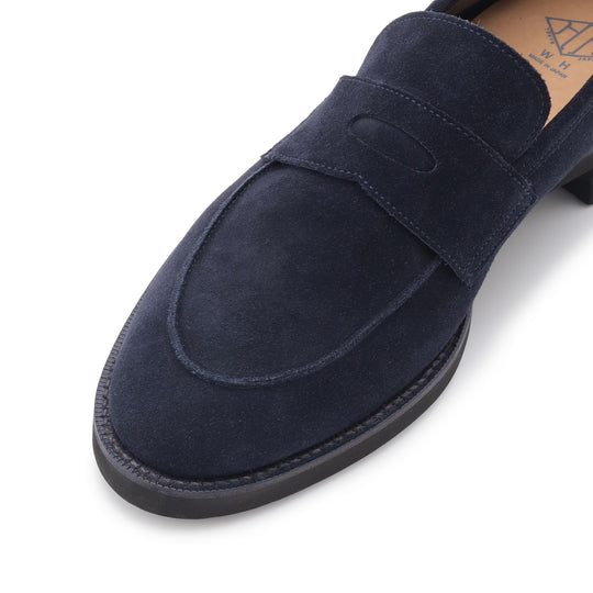 干場別注【ふにゃ男シリーズ】  アンライニング ローファー チャールズＦステッド Dark Baltic(Ｄ.NAVY)×BLACK SOLE