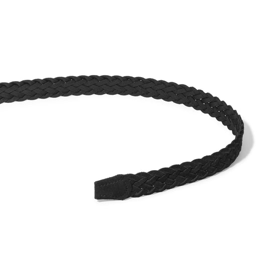 【干場リクエストモデル】 スエード メッシュベルト ブラック