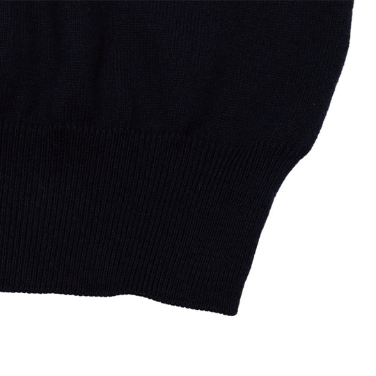 12G ソフトコットン スキッパー S/SLV ネイビー