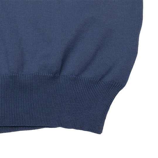 12G ソフトコットン スキッパー S/SLV ブルーグレー