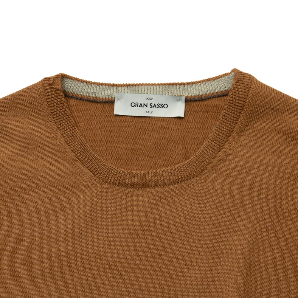 12G メリノウール クルーネック キャメル – MINIMAL WARDROBE