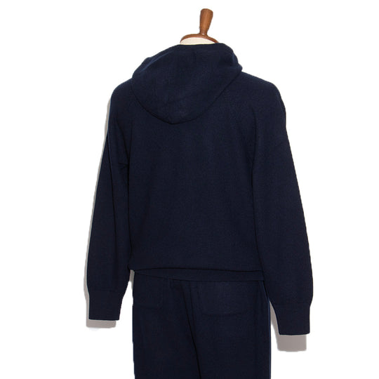 【MMW限定】カシミヤ　ジャカードセットアップ ネイビー