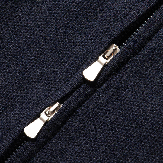 【MMW限定】カシミヤ　ジャカードセットアップ ネイビー