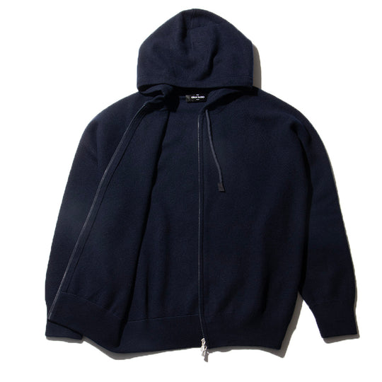 【MMW限定】カシミヤ　ジャカードセットアップ ネイビー