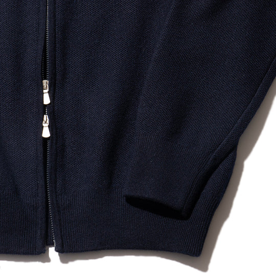 【MMW限定】カシミヤ　ジャカードセットアップ ネイビー