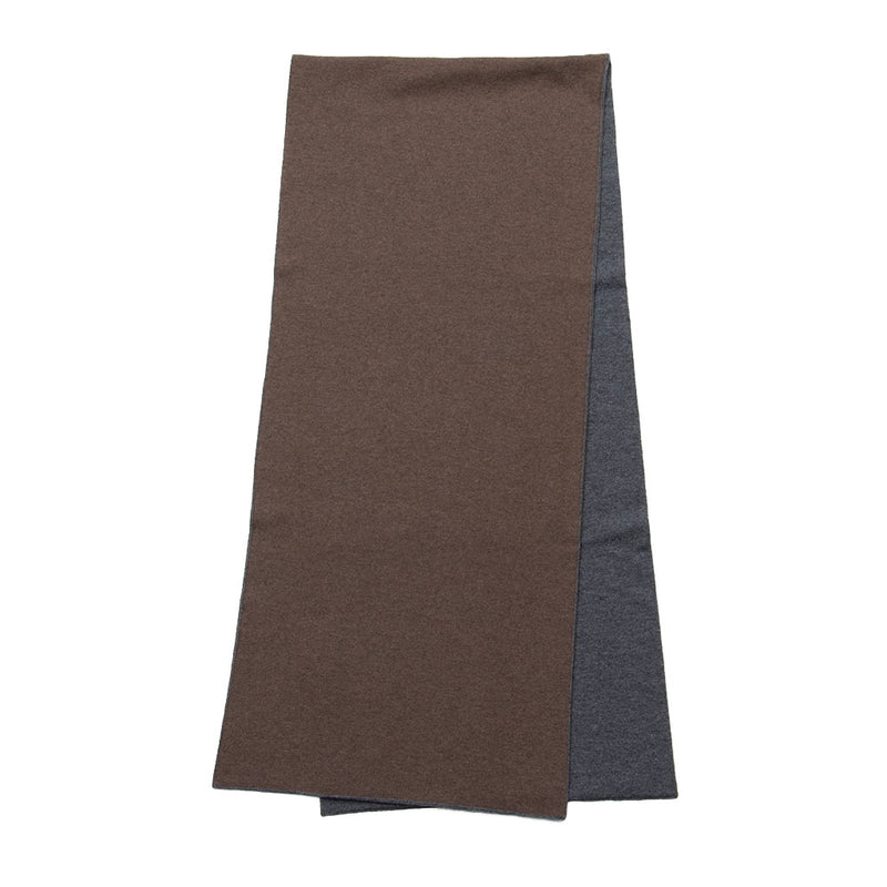 カシミヤ　ストール GRAY×BROWN