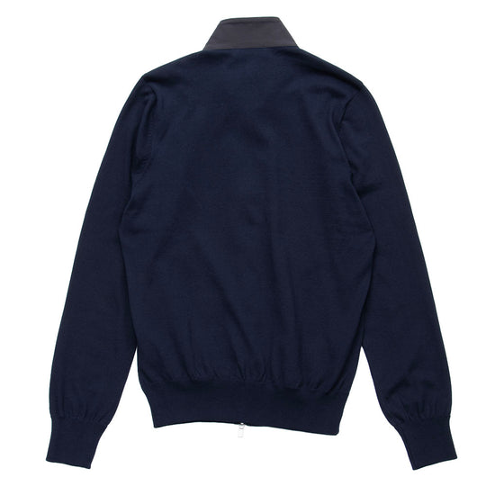 12G オーガニックコットン ナイロンブルゾン L/SLV ネイビー