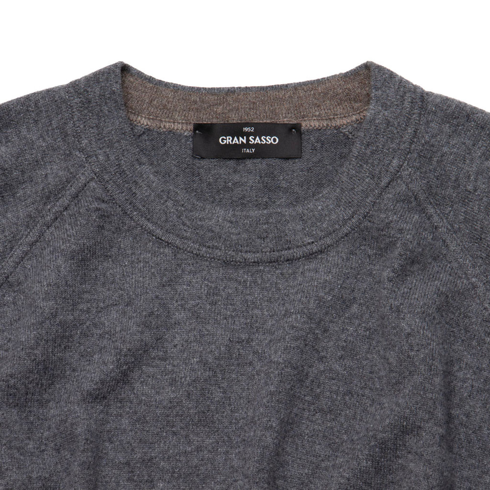 カシミヤ クルーネック グレー – MINIMAL WARDROBE（ミニマルワード